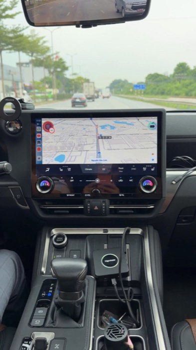 Dẫn đường trên màn hình Lexus GX550